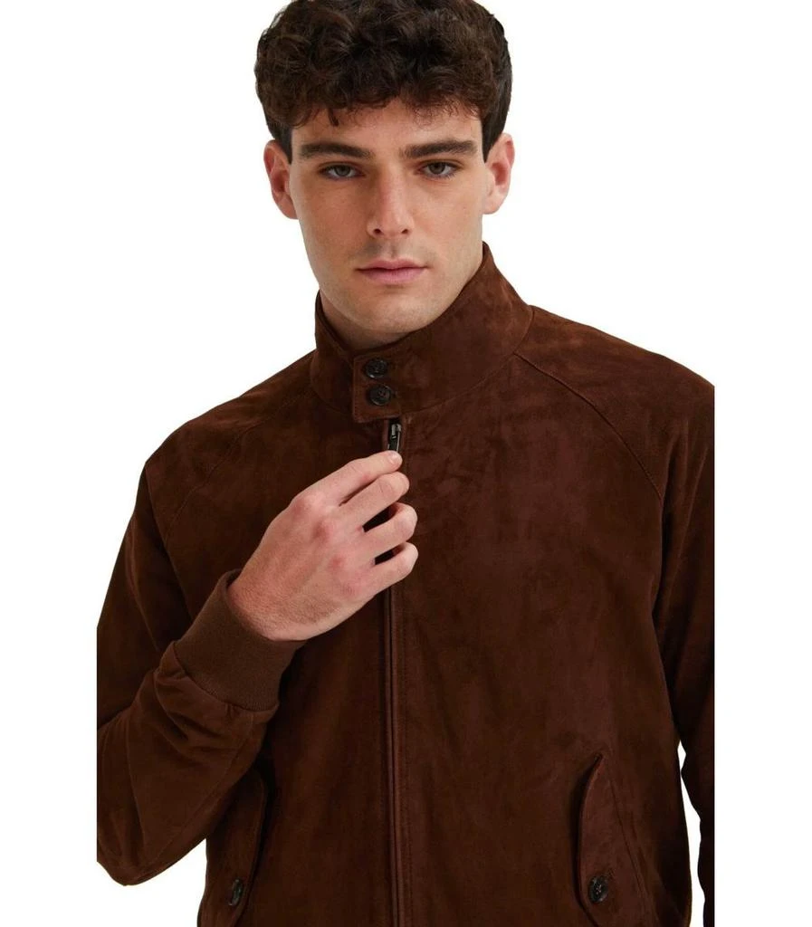 Baracuta BARACUTA  G9 SUÈDE WINTER MILITARY GREEN BOMBER JACKET 4