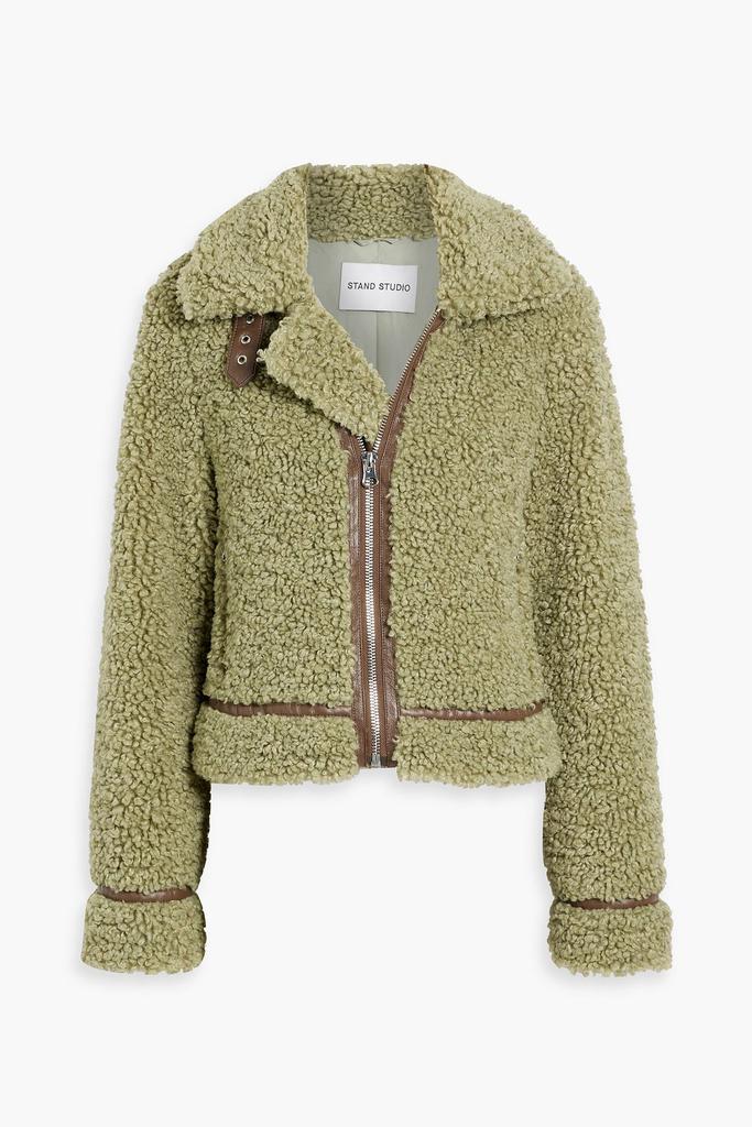 STAND STUDIO Audrey faux shearling jacket