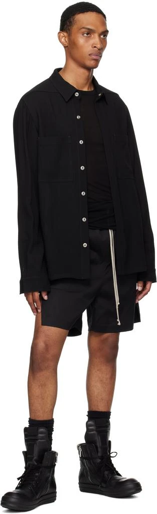 Rick Owens Black Concordians Outer Shirt 4