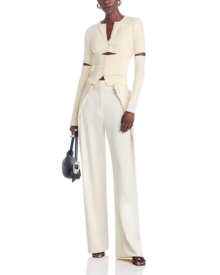 Rokh Pleated Wide Leg Pants