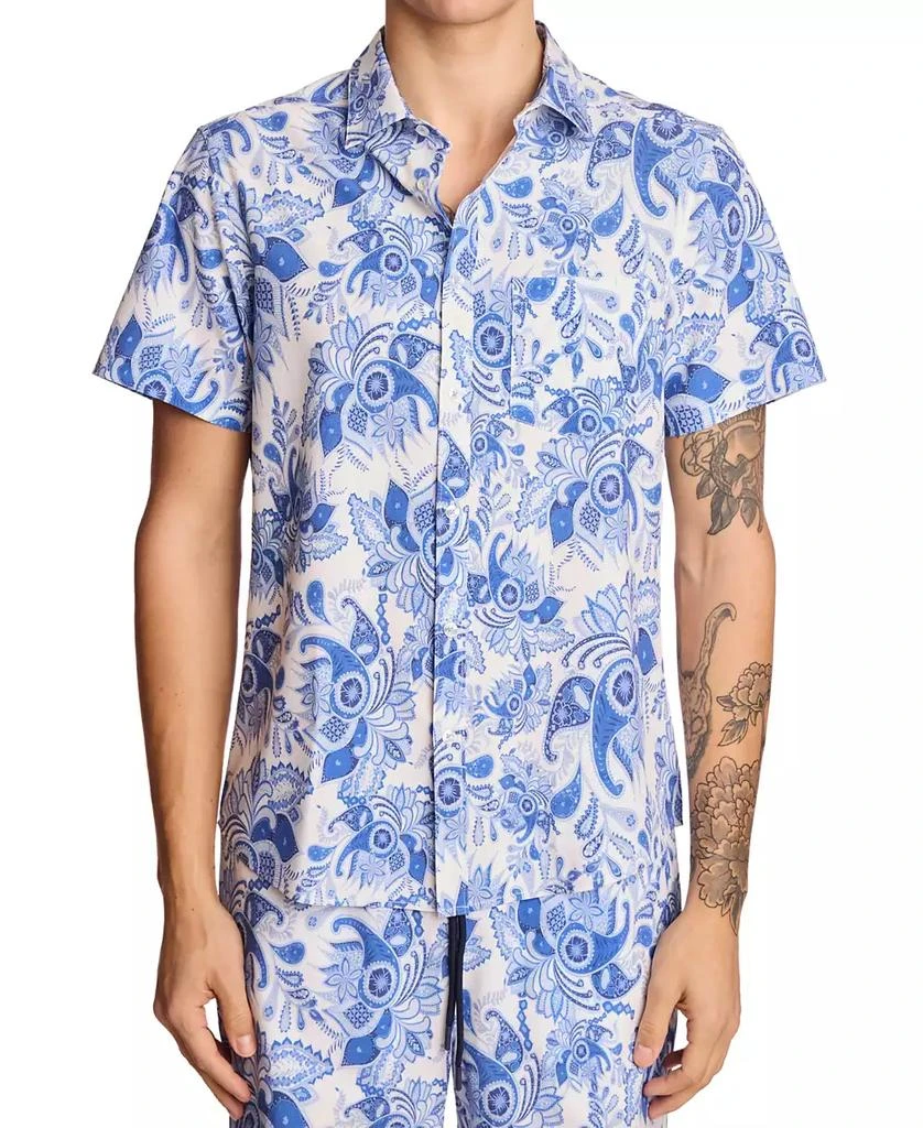 Paisley & Gray Men's Gilby Floral Swim Shirt 1
