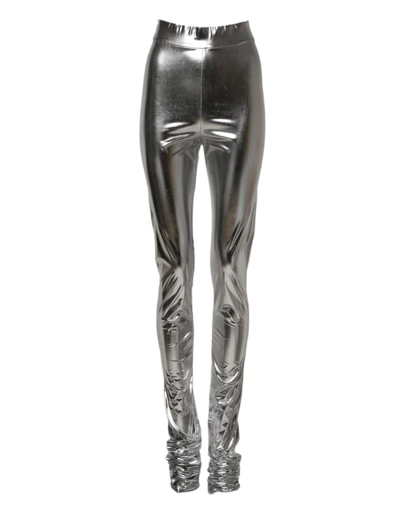 Dolce 
Gabbana Metallic Polyester Slim Fit Leggings Women
s Pants