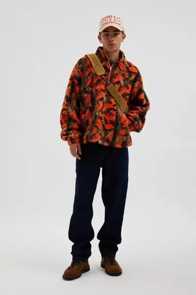BDG BDG Scotty Printed Fleece Half-Zip Mock Neck Sweatshirt 4