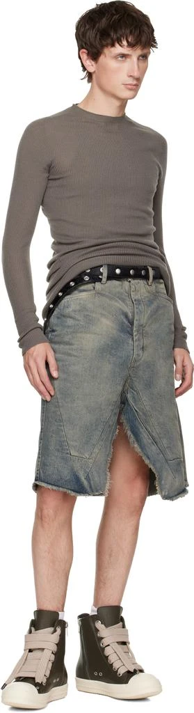 Rick Owens Khaki Concordians Jumbolace Sneakers 5