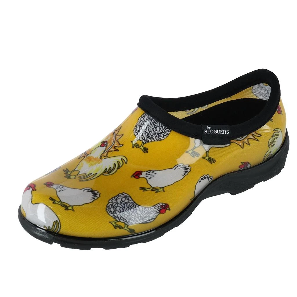 Sloggers Women's Chicken Print Short Rain and Garden Shoes 1