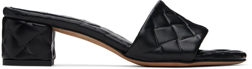 Bottega Veneta Black Amy Mules 1