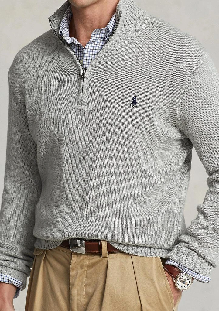 Ralph Lauren Cotton Quarter-Zip Sweater 3
