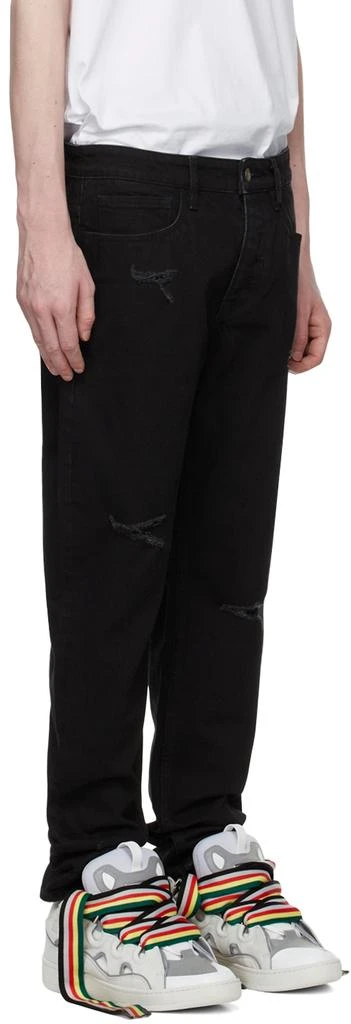 Drew House SSENSE Exclusive Black Tapered Jeans 2