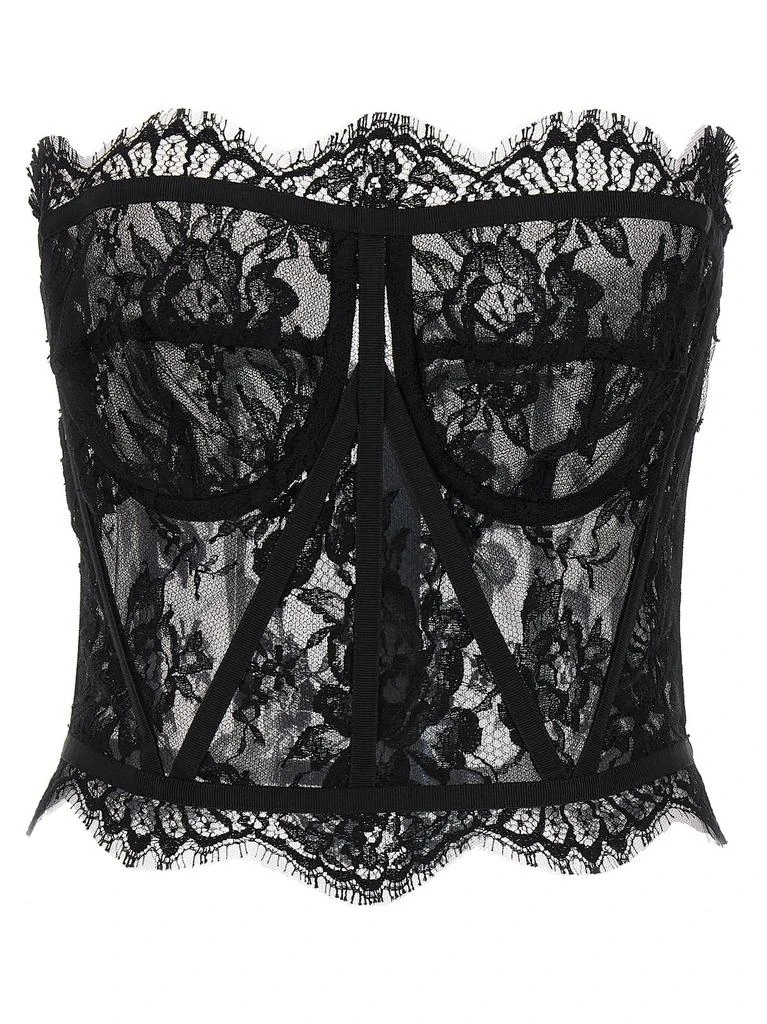 Dolce 
Gabbana Dolce 
Gabbana Floral Lace Corset Top 1