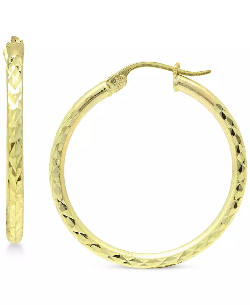 Giani Bernini Small Hoop Earrings in 18k Gold-Plated Sterling Silver, 1", Created for Macy's 1