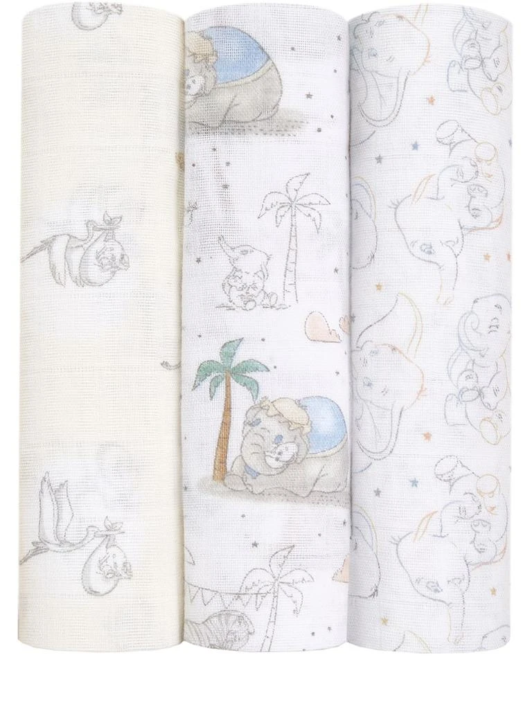 ADEN + ANAIS Set Of 3 Disney Organic Cotton Swaddles 1