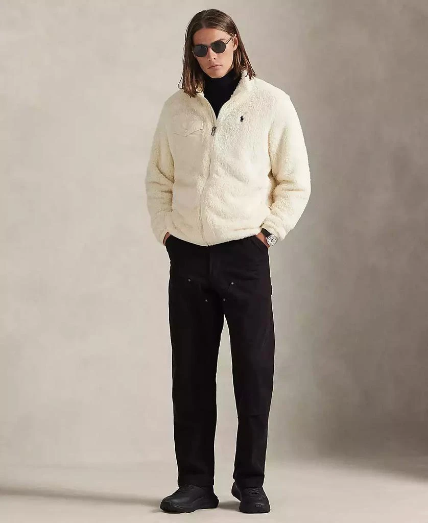 Ralph Lauren Men's Long Sleeve Curly Pile Fleece Jacket 2