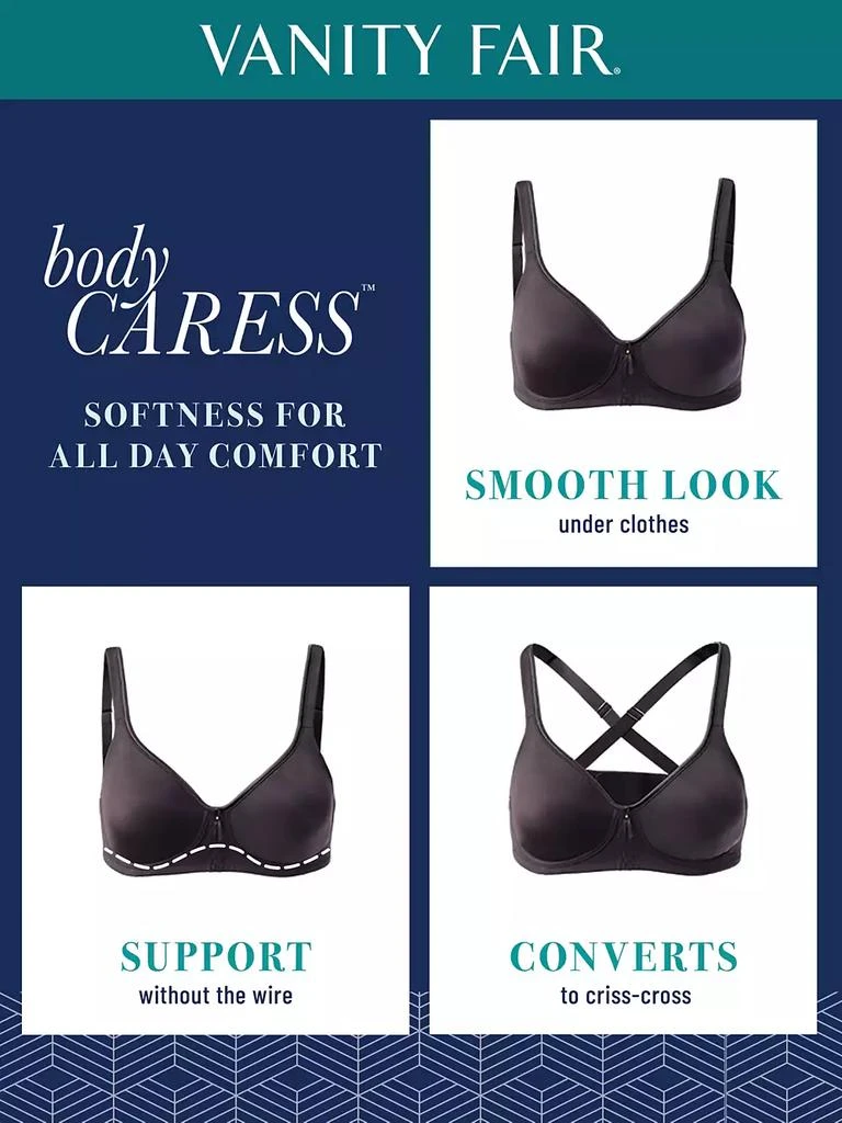 Vanity Fair Body Caress Full Coverage Wireless Bra 72335 5