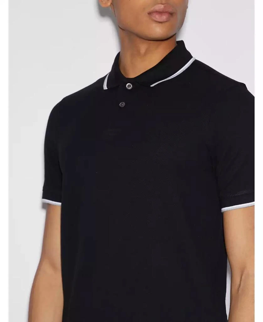 Armani Exchange Men's Contrast Tipped Polo Shirt 4
