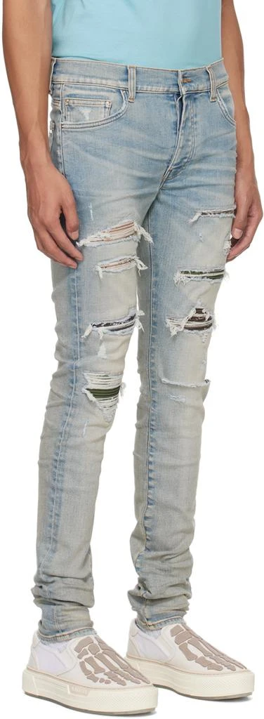 AMIRI Blue Bandana Jeans 2