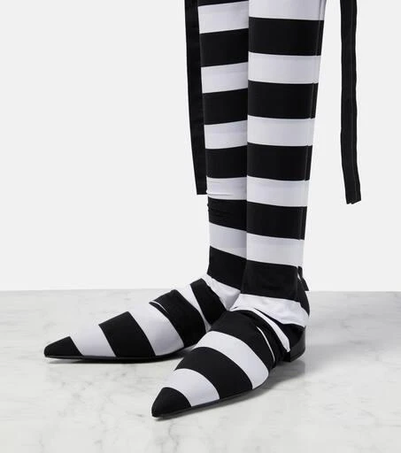 Dolce 
Gabbana Portofino striped over-the-knee boots 5