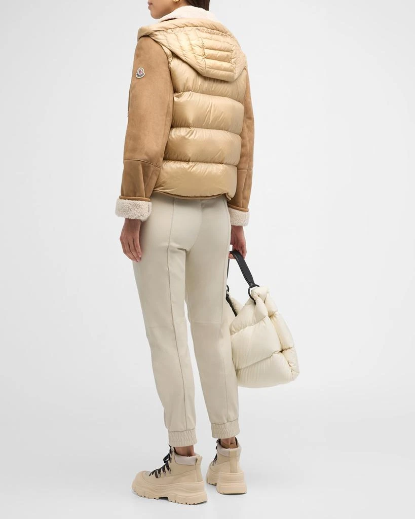 Moncler Dafne Suede Hybrid Jacket 4