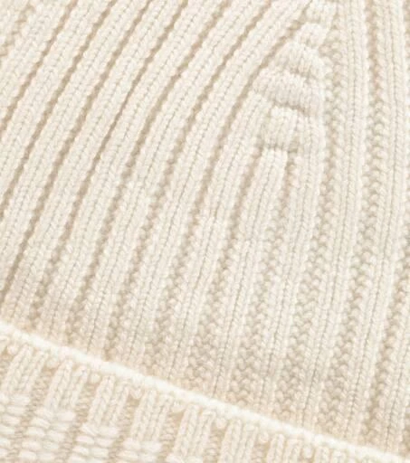 Barrie Ribbed-knit cashmere beanie 5