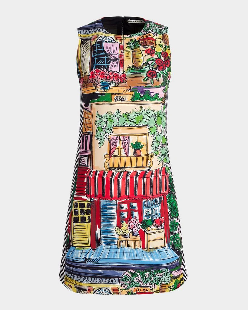 Alice + Olivia Coley Vacation Dreams Mini Dress 1