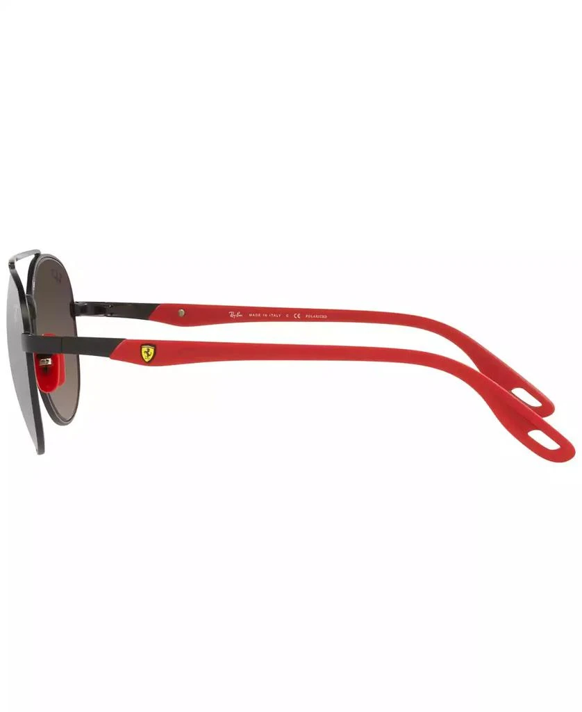 Ray-Ban RB3696M Scuderia Ferrari Collection 51 Unisex Polarized Sunglasses 2