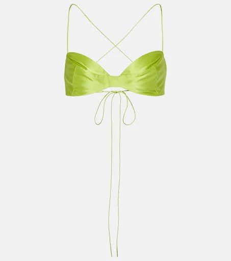 The Sei Silk satin bra top 1