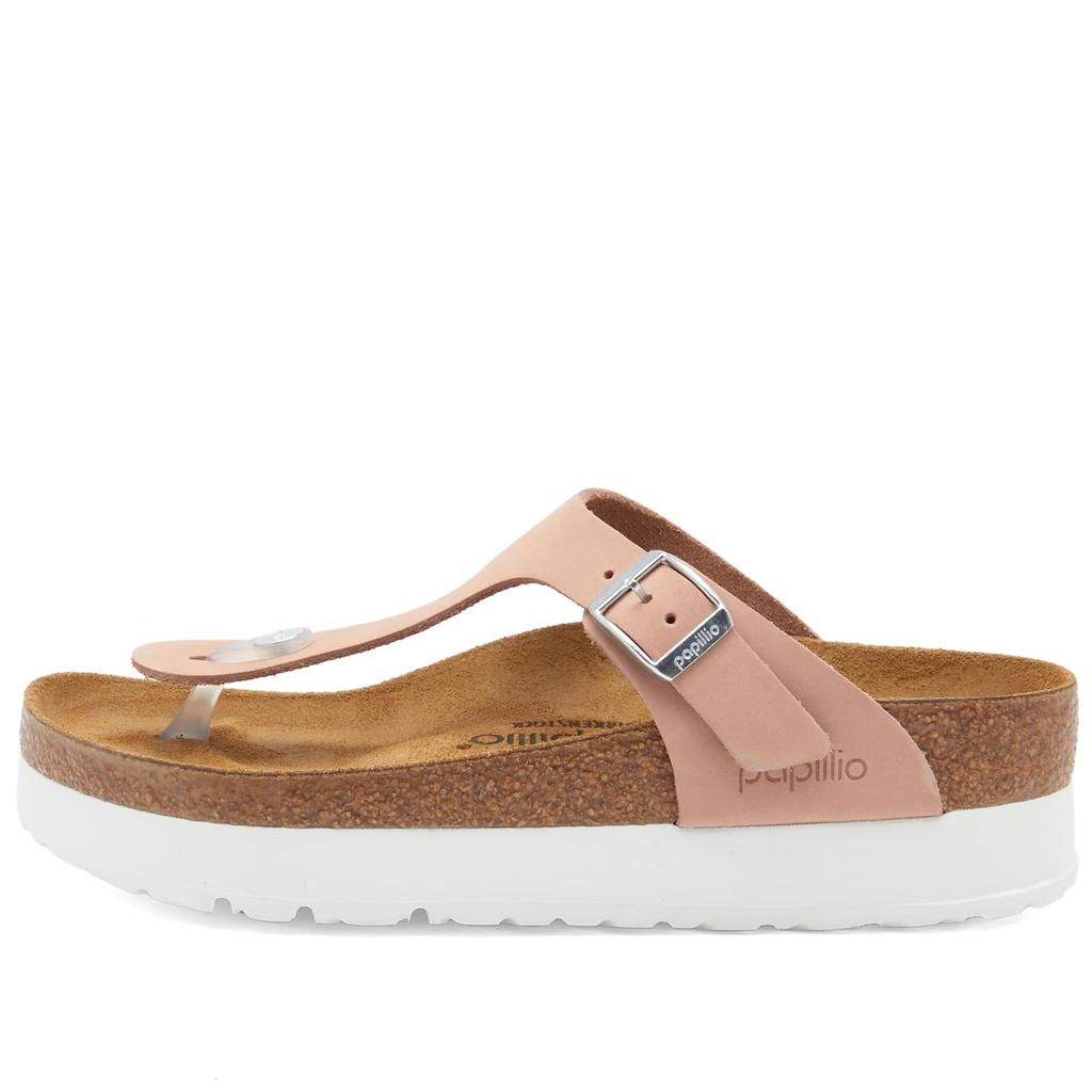 Birkenstock Birkenstock Gizeh Platform Flex Nubuck