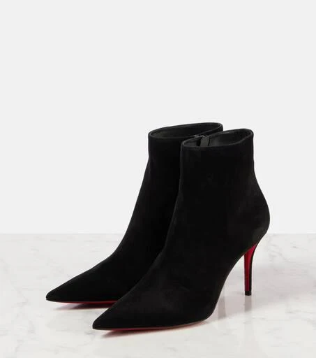 Christian Louboutin So Apostropha 80 suede ankle boots 4