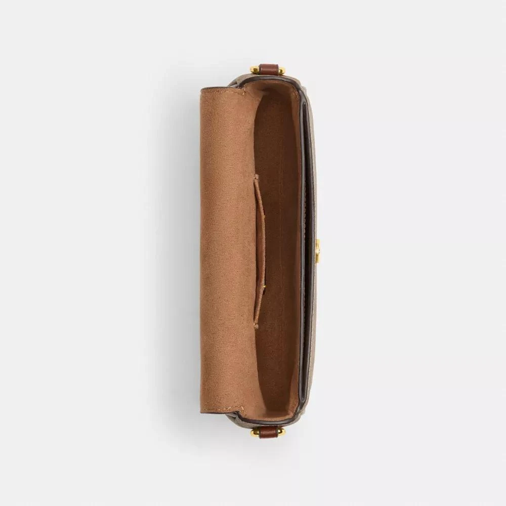 Coach Hailey Flap Bag In Signature Canvas 6