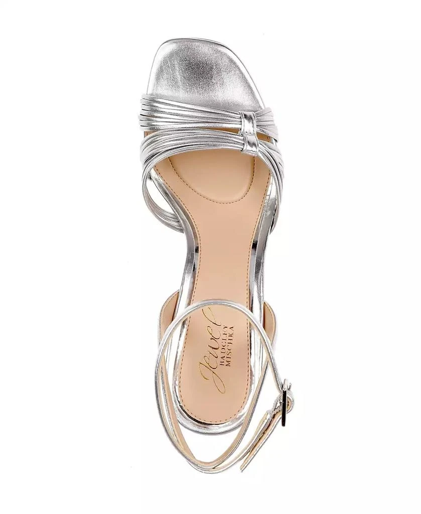 Badgley Mischka Women's Michelle Evening Block Heel Sandals 4