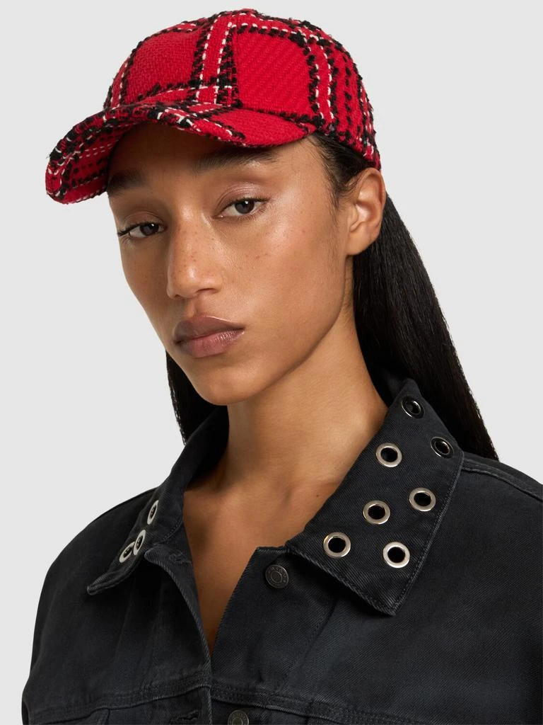 MSGM Tweed Baseball Hat 1