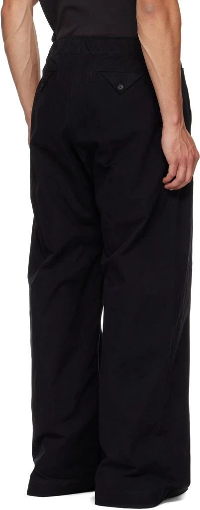EGONLAB Black Drawstring Track Pants 3
