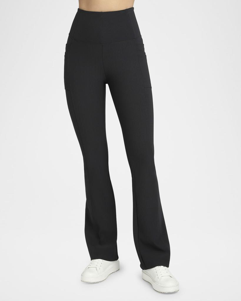 Blanc Noir Directional Rib Bootcut Pants