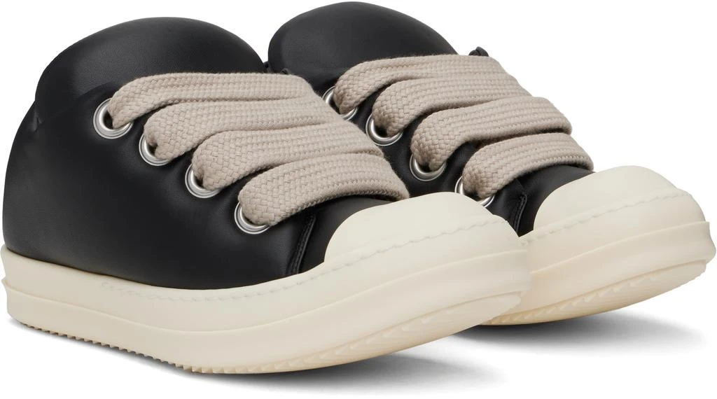 Rick Owens Black Hollywood Jumbolace Low Sneaks Sneakers 4