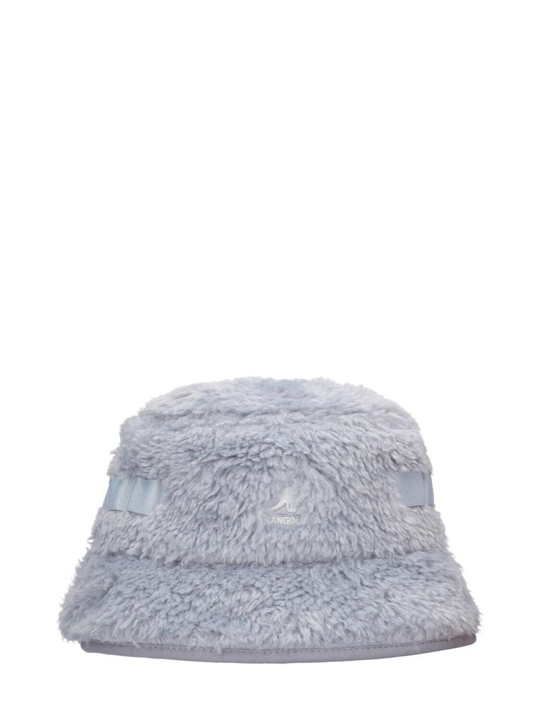 KANGOL Faux Shearling Utility Bucket Hat