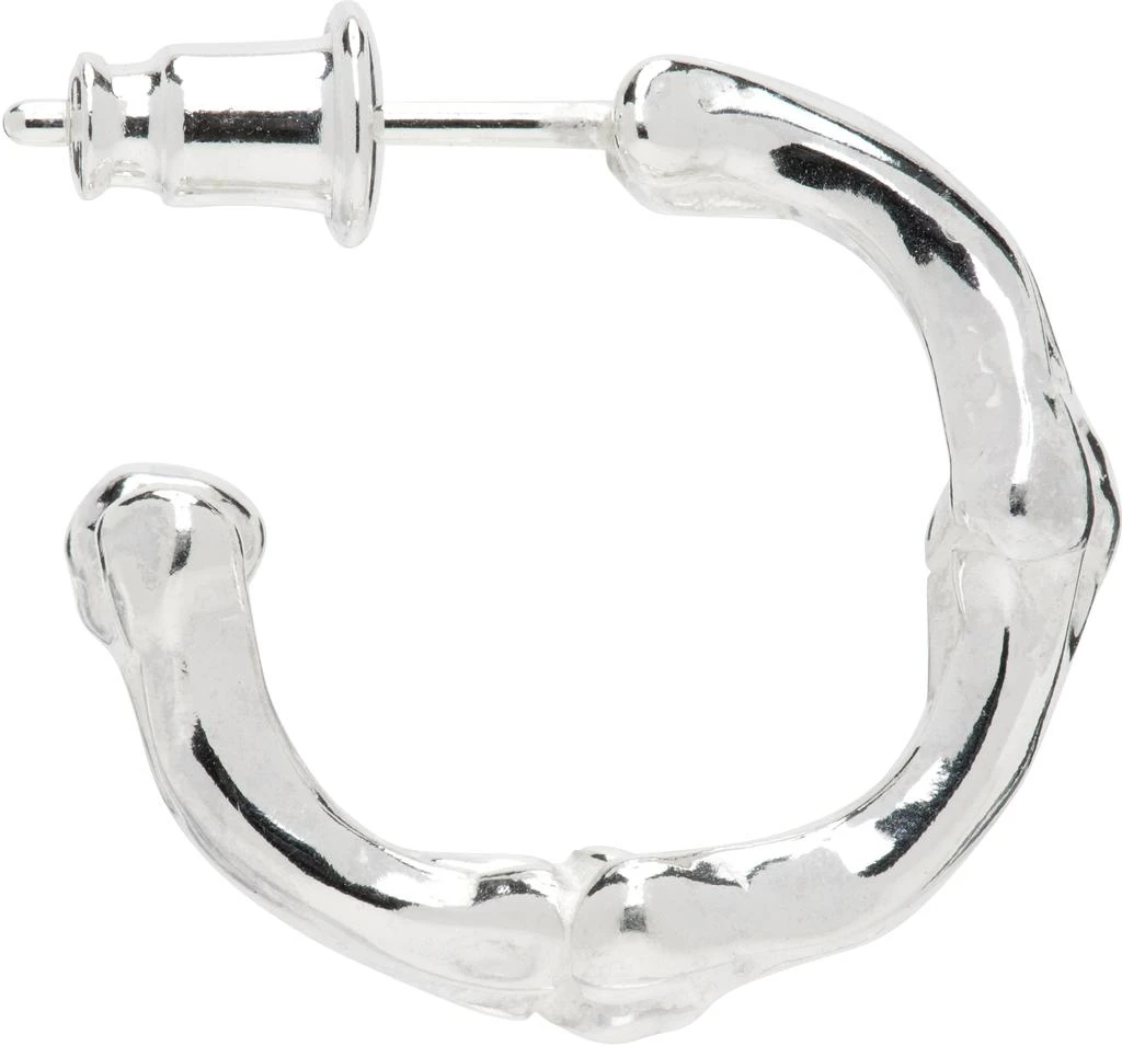 TAKAHIROMIYASHITA TheSoloist. Silver Bone Shaped M Single Earring 1