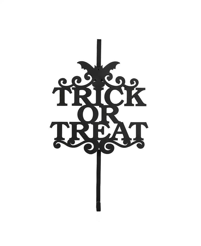 National Tree Company 19" Halloween "Trick or Treat" Wreath Hanger 1