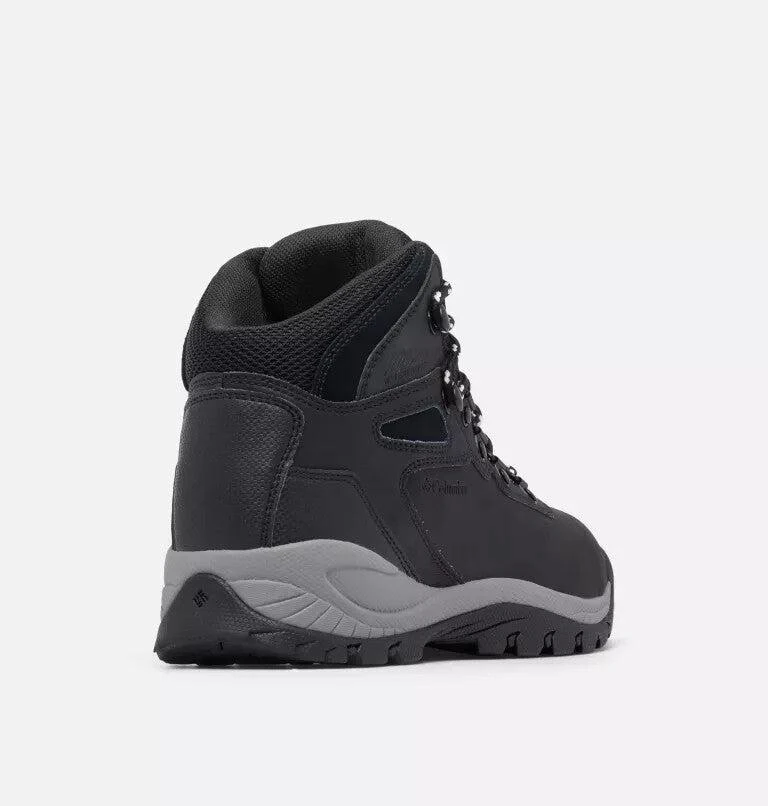Columbia Newton Ridge Plus Women 10.5 Black Chalk Waterproof Hiking Boots Rock50 5