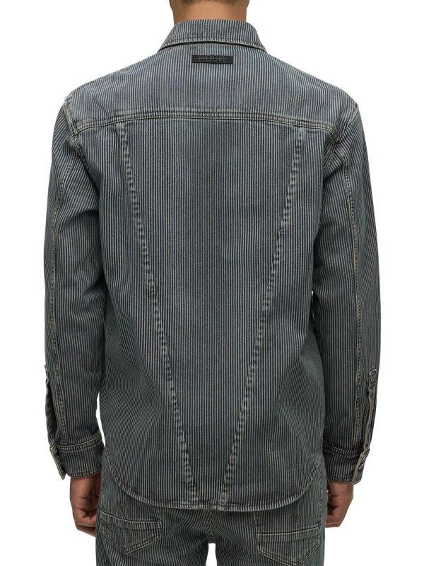Hudson Walker Striped Denim Shirt 5