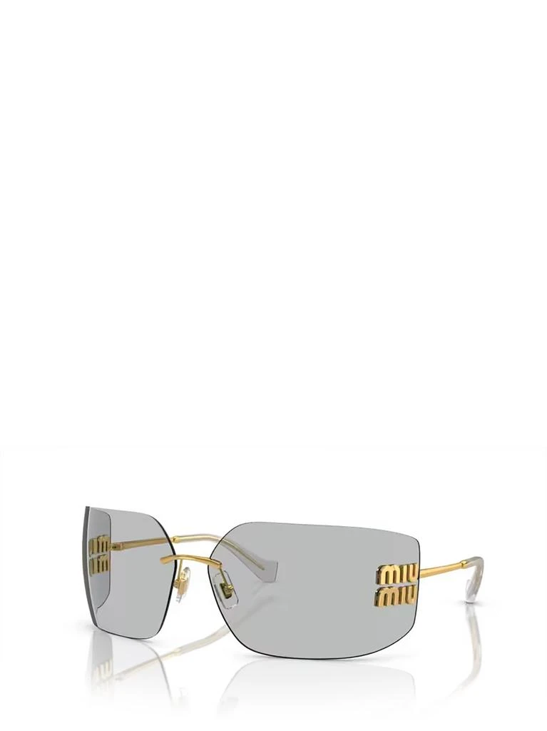 Miu Miu Eyewear Logo-Plaque Oversize-Frameless Sunglasses  display picture 1