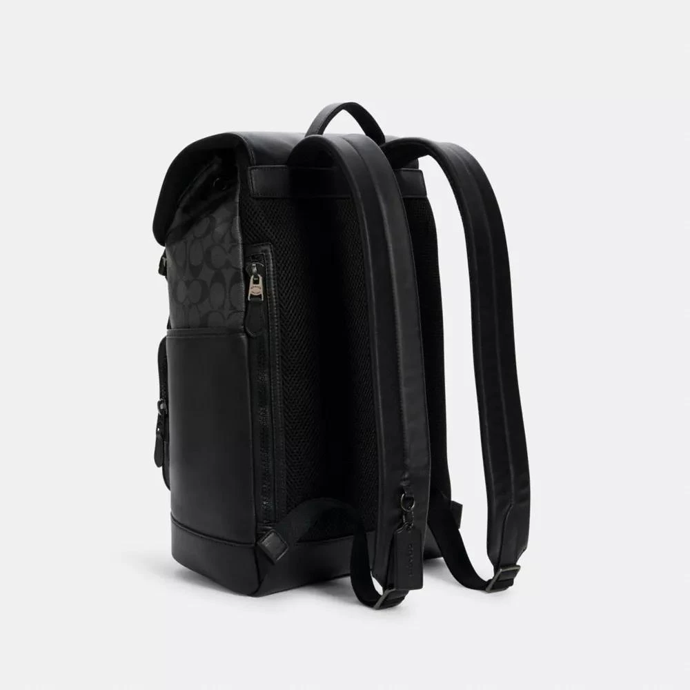 Coach Track Backpack In Signature Canvas 2
