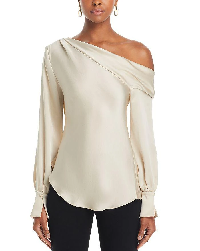 SIMKHAI SMIKHAI Alice Draped One Shoulder Top 6