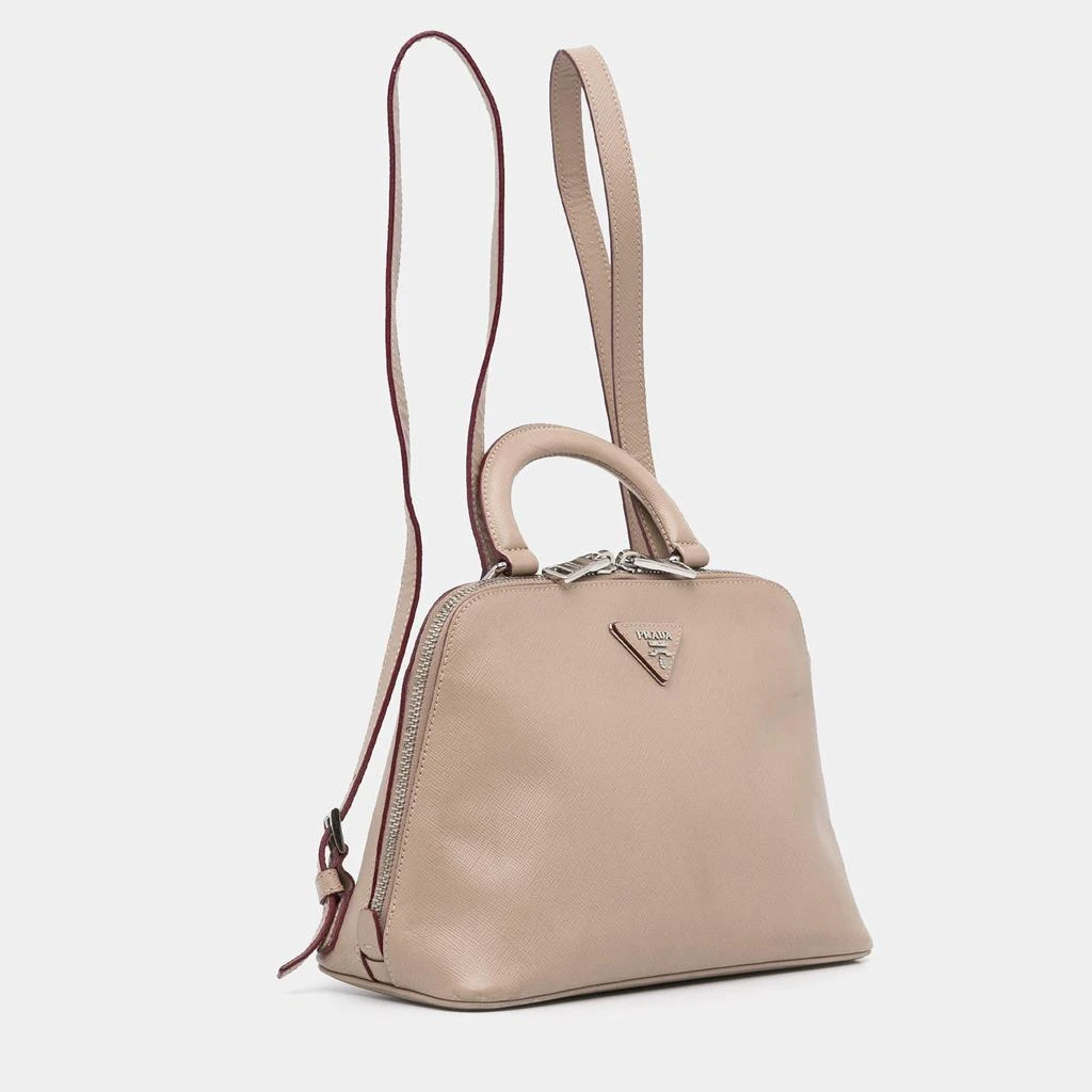 Prada Prada Nude Saffiano Lux Promenade Backpack 3