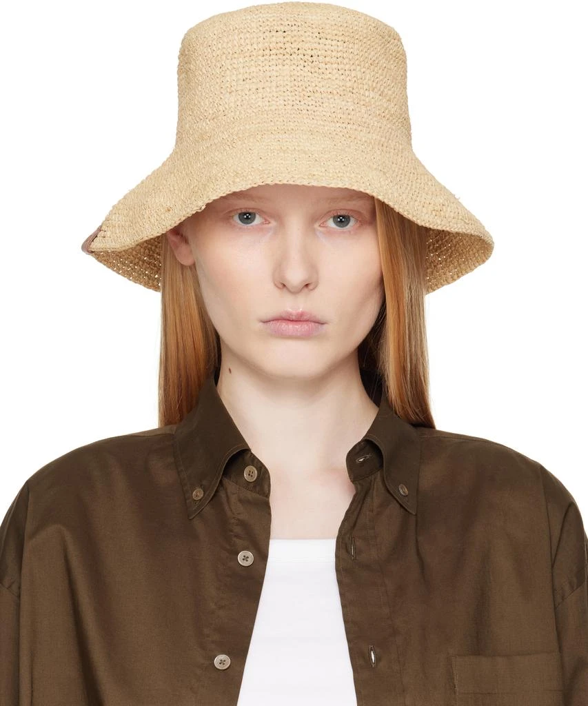 Rag & Bone Beige Jade Rollable Bucket Hat 1
