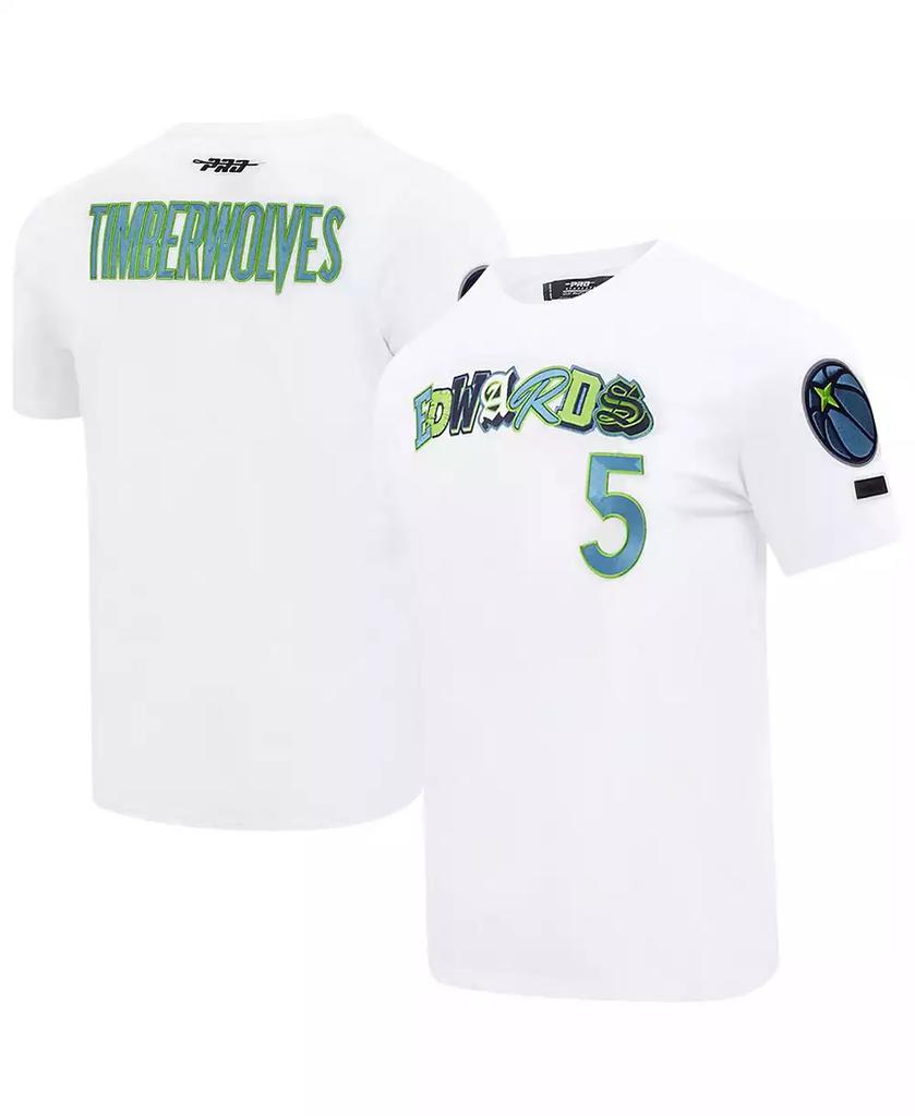 Pro Standard Men's Anthony Edwards White Minnesota Timberwolves City Ransom T-Shirt