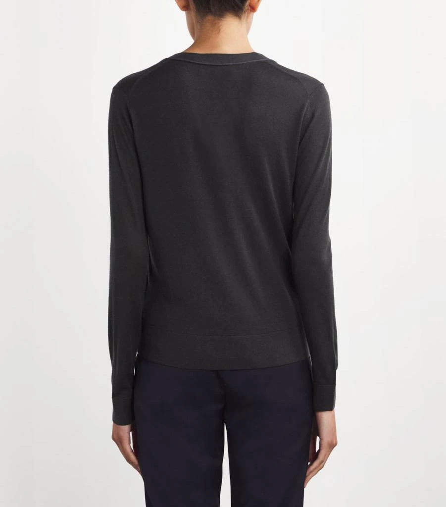 Tory Burch Wool-Silk Simone Cardigan 4