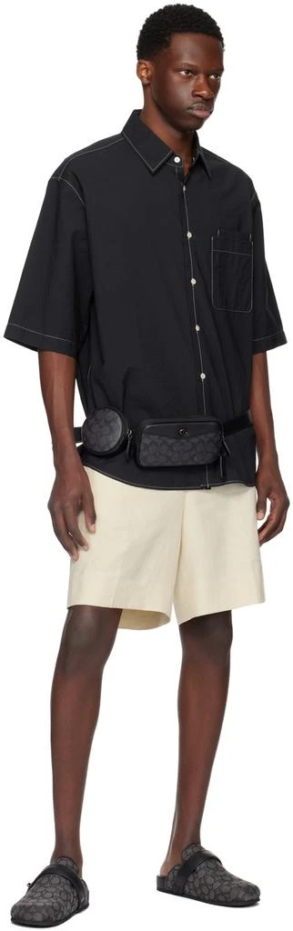 Coach Black Multi Pouch Belt Bag 4