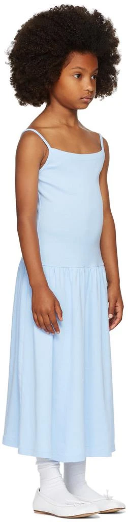 Gil Rodriguez Kids Blue LaPointe Dropwaist Midi Dress 2