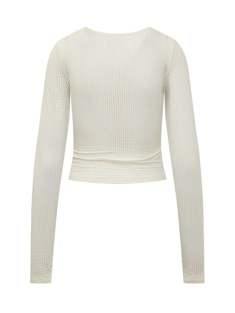 Collina Strada Collina Strada Sheer Sucker Long Sleeve Top 2