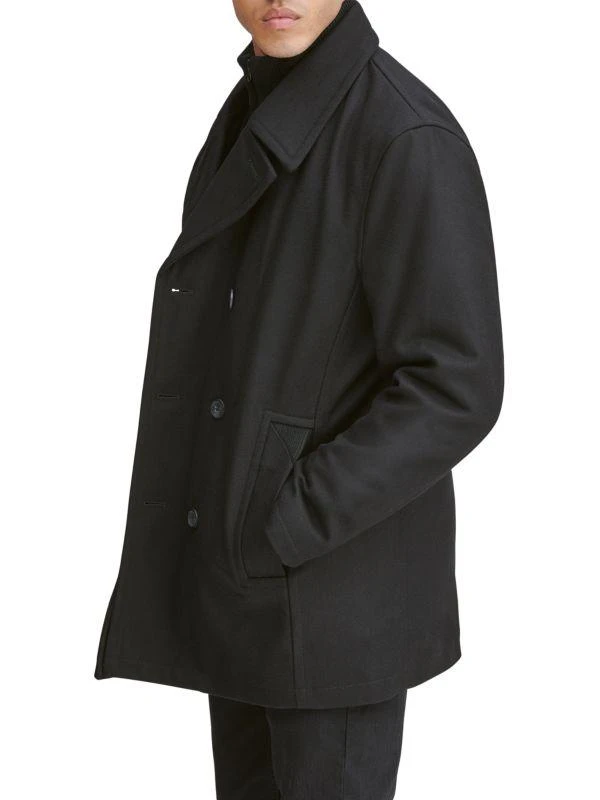 Marc New York by Andrew Marc Burnett Double-Breasted Wool-Blend Coat Jacket 3