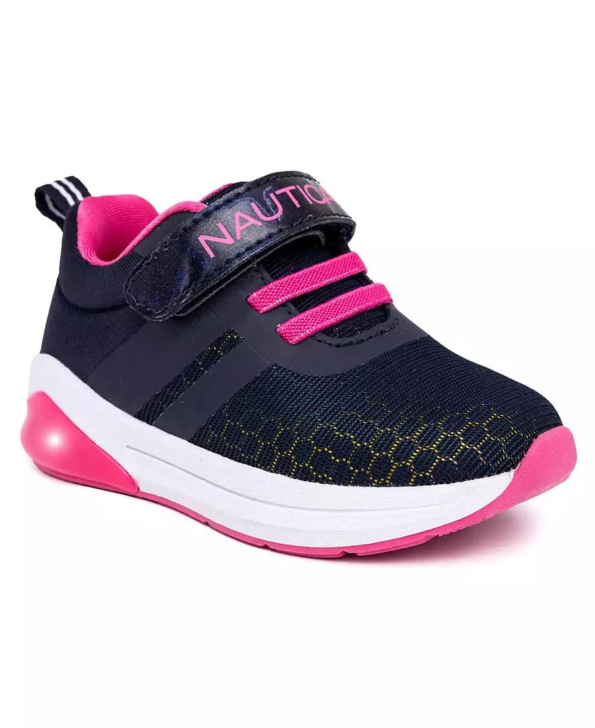Nautica Big Girls Towhee Buoy Light Up Lace Up Sneakers 1